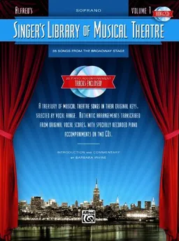 עטיפת הספר Singer's Library of Musical Theatre, Vol 1: Soprano Voice (Book & 2 CDs) מאת Alfred Publishing Staff