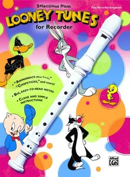עטיפת הספר Looney Tunes for Recorder מאת Alfred Publishing Staff