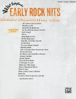 Value Songbooks -- Early Rock Hits: Piano/Vocal/Chords