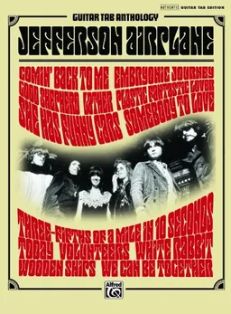 עטיפת הספר Jefferson Airplane Guitar TAB Anthology: Authentic Guitar TAB מאת Alfred Publishing Staff