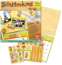 Easy Scrapbooking: 2010 Wall Calendar