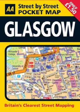 עטיפת הספר AA Street by Street: Pocket Map Glasgow מאת AA Publishing