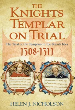 עטיפת הספר The Knights Templar on Trial: The Trial of the Templars in the British Isles, 1308-11 מאת Helen J. Nicholson