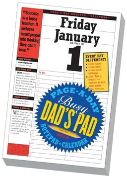 עטיפת הספר Busy Dad's Page-A-Day Calendar 2010 מאת CC Workman Publishing