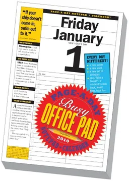Busy Office Page-A-Day Calendar 2010