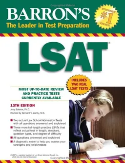 Barron's LSAT: Law School Admission Test (Barron's Lsat Law School Admission Test (Book Only))