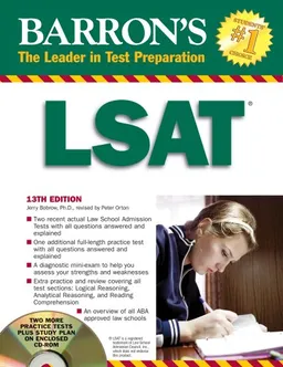 Barron's LSAT with CD-ROM.: Law School Admission Test (Barron's Lsat Law School Admission Test)