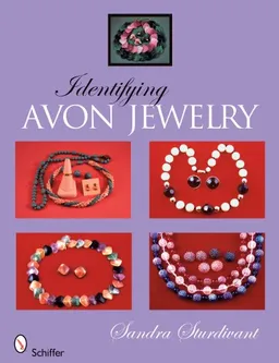 עטיפת הספר Identifying Avon Jewelry מאת Sandra Sturdivant