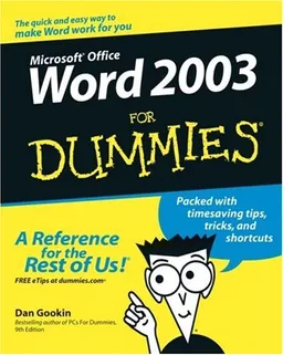 Word 2003 for Dummies