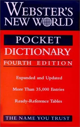 Webster's New World Pocket Dictionary