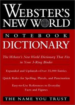 Webster's New World Notebook Dictionary