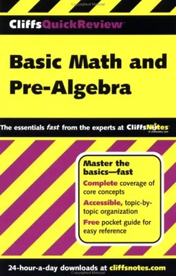 עטיפת הספר Basic Math and Pre-Algebra (Cliffs Quick Review) מאת Jerry Bobrow Ph.D.