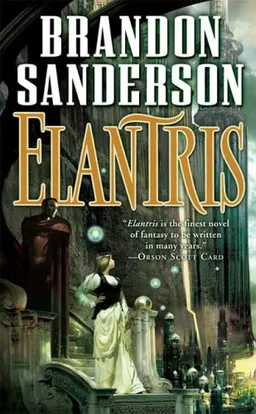 עטיפת הספר Elantris מאת Brandon Sanderson