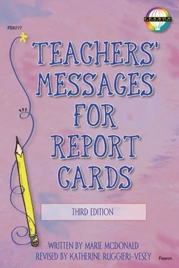Teachers' Messages for Report Cards