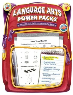 עטיפת הספר Language Arts Power Packs, Grade K מאת School Specialty Publishing