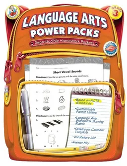 עטיפת הספר Language Arts Power Packs, Grade 3 מאת School Specialty Publishing