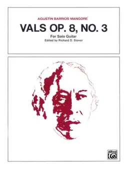 עטיפת הספר Vals, Op. 8, No. 3" מאת Agustin Barrios Mangore