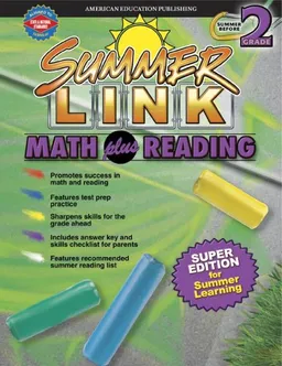 עטיפת הספר Summer Link Math plus Reading, Summer Before Grade 2 מאת School Specialty Publishing