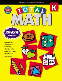 עטיפת הספר Total Math, Kindergarten מאת School Specialty Publishing