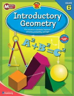 עטיפת הספר Brighter Child® Master Math: Introductory Geometry, Grade 6 (Brighter Child Workbooks) מאת School Specialty Publishing