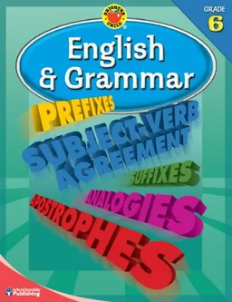 עטיפת הספר Brighter Child® English and Grammar, Grade 6 (Brighter Child Workbooks) מאת School Specialty Publishing
