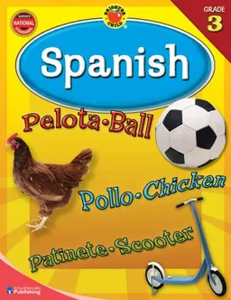 עטיפת הספר Brighter Child® Spanish, Grade 3 (Brighter Child Workbooks) (English and Spanish Edition) מאת School Specialty Publishing