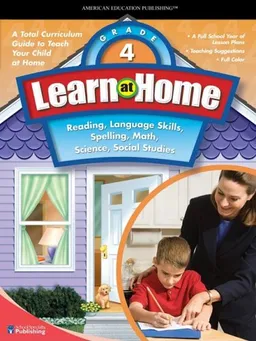 עטיפת הספר Learn at Home, Grade 4 מאת School Specialty Publishing