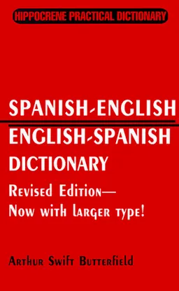 עטיפת הספר Diccionario español/inglés - inglés/español: Hippocrene Practical Dictionary מאת Arthur Swift Butterfield