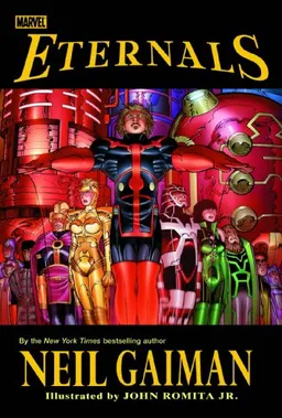 עטיפת הספר Eternals מאת Neil Gaiman