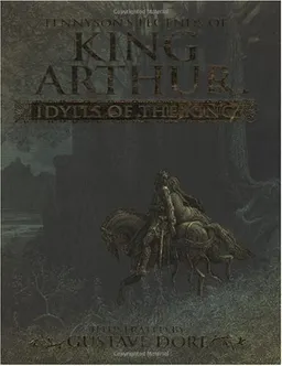 עטיפת הספר King Arthur Idylls of the King מאת TENNYSON
