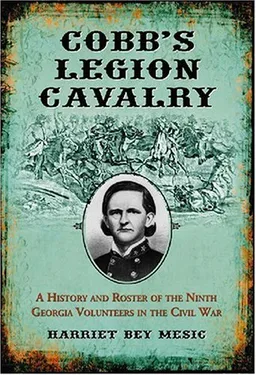 Cobb's Legion Cavalry: A History and Roster of the Ninth Georgia Volunteers in the Civil War