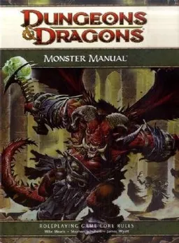 Dungeons & Dragons Monster Manual: Roleplaying Game Core Rules, 4th Edition