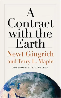 עטיפת הספר A Contract with the Earth מאת Newt Gingrich