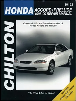 עטיפת הספר Honda--Accord/Prelude: 1996-00 (Chilton's Total Car Care Repair Manual) מאת The Nichols/Chilton Editors