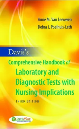 עטיפת הספר Davis's Comprehensive Handbook of Laboratory and Diagnostic Tests with Nursing Implications, 3rd Edition (Davis's Comprehensive Handbook of Laboratory & Diagnostic Tests With Nursing Implications) מאת Anne M. Van Leeuwen