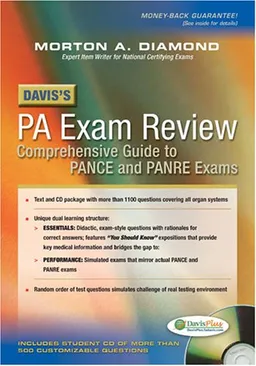 עטיפת הספר Davis's Physician Assistant Exam Review: Focused Review for the Pance and Panre (DavisPlus) מאת Morton A. Diamond