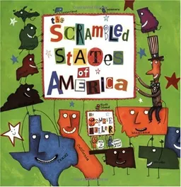 עטיפת הספר The Scrambled States of America מאת Laurie Keller