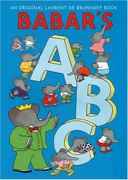 עטיפת הספר Babar's ABC מאת Laurent De Brunhoff
