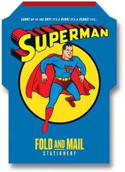 עטיפת הספר Superman Fold and Mail Stationery מאת DC Comics
