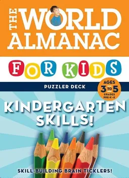 World Almanac for Kids Puzzler Deck Kindergarten 3-5: Get Ready for Kindergarten, Ages 3-5