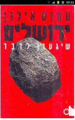 עטיפת הספר ירושלים - שיגעון לדבר מאת עמוס אילון