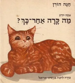 עטיפת הספר אתה יודע מה קרה אחר-כך? מאת חנה הורן