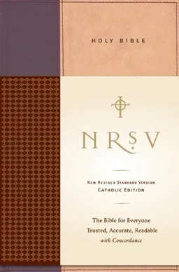 NRSV Standard Catholic Ed Bible Anglicized (Tan/Red)