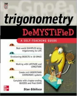 עטיפת הספר Trigonometry Demystified (TAB Demystified) מאת Stan Gibilisco