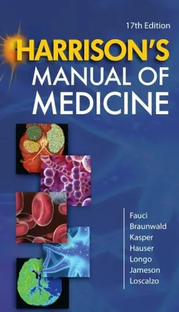 עטיפת הספר Harrison's Manual of Medicine מאת Anthony Fauci