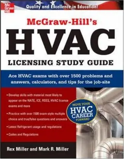 עטיפת הספר McGraw-Hill's HVAC Licensing Study Guide מאת Rex Miller