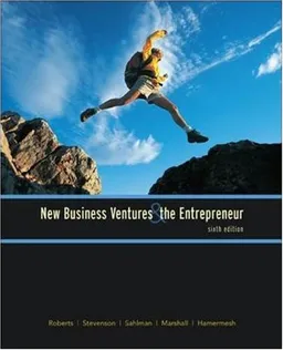 New Business Ventures And The Entrepreneur