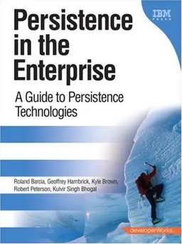 עטיפת הספר Persistence in the Enterprise: A Guide to Persistence Technologies מאת Geoffrey Hambrick