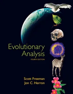 עטיפת הספר Evolutionary Analysis מאת Scott Freeman
