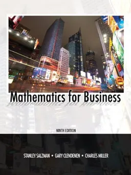 עטיפת הספר Mathematics for Business (9th Edition) (MyMathLab Series) מאת Stanley A. Salzman